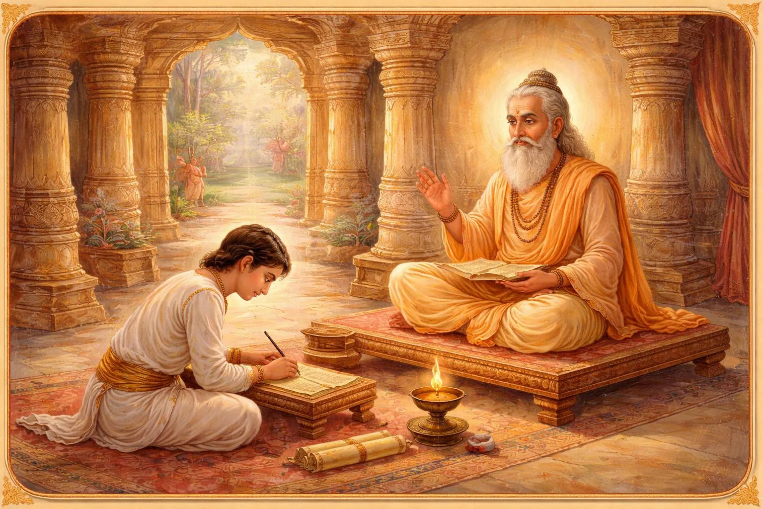 Trascrizione e redazione delle lezioni del Guru