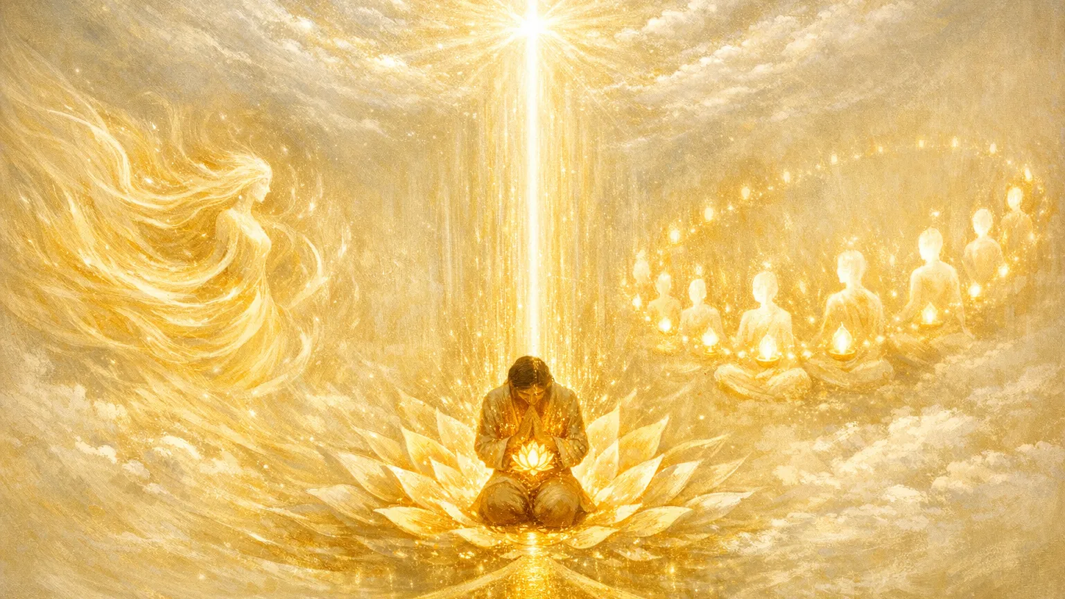 The Five Treasures as streams of refuge converging in the heart of the seeker