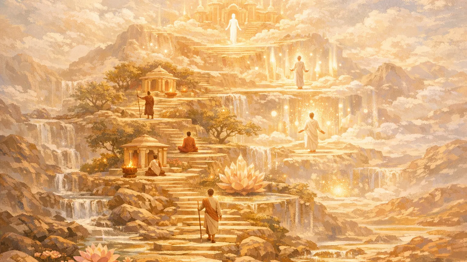 The seven stages of wisdom as sequential steps of internal ascent