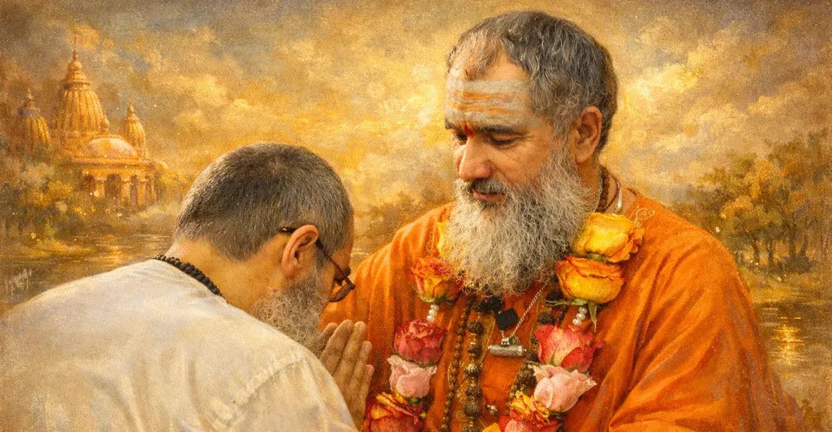 How the transmission from Guru to Disciple works